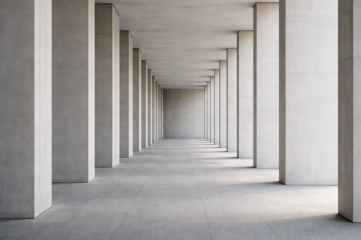 Minimal architectural structure representing business systems that scale